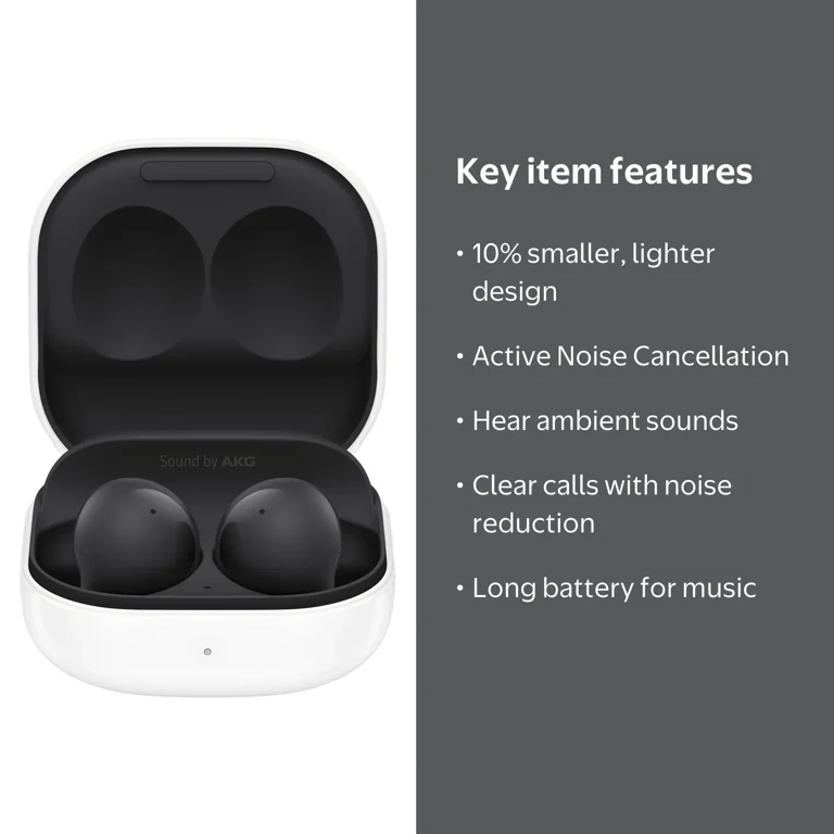 Samsung Galaxy Buds2 Earbuds, True Wireless, Noise Cancelling