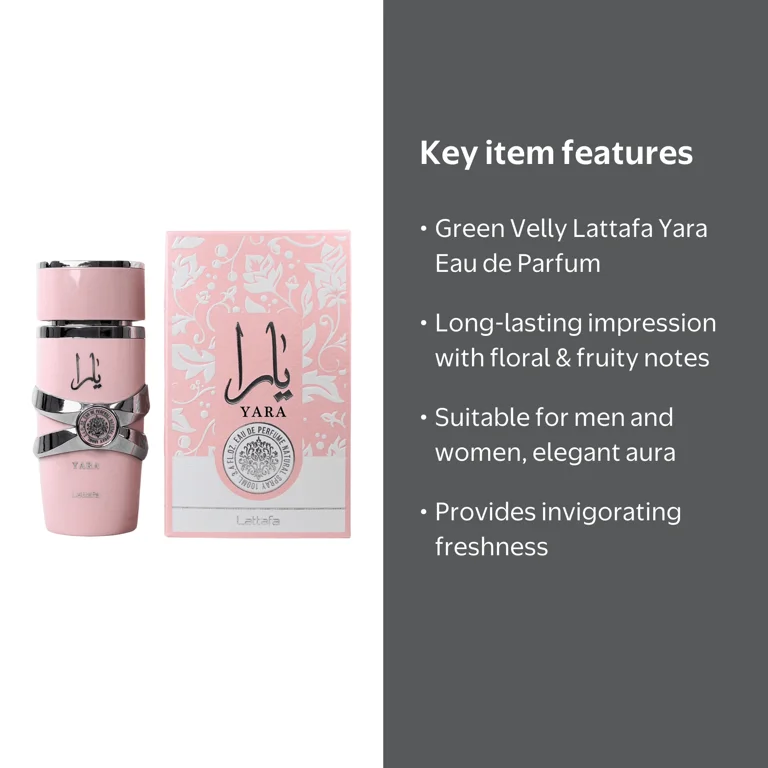 Lattafa Yara Long Lasting Eau De Perfume, 100 ml, Unisex Fresh