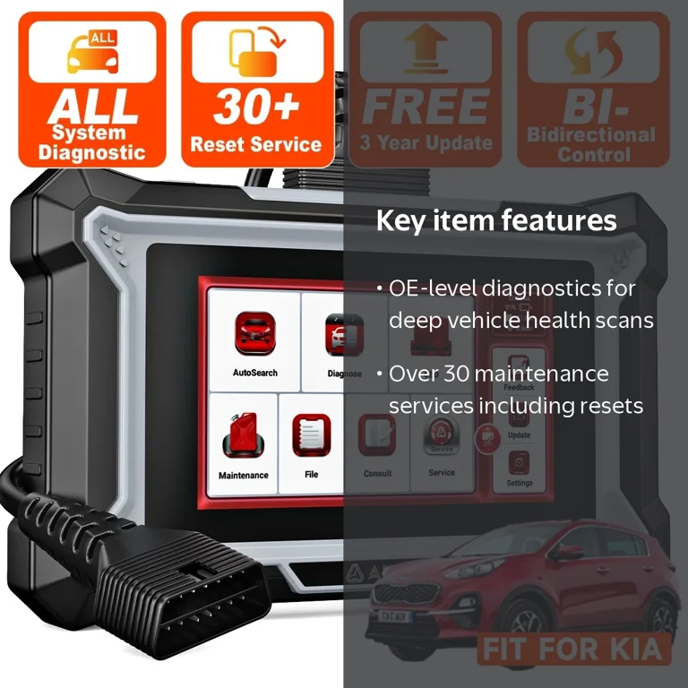 ANCEL OBD2 Scanner Car Diagnostic Tool, Bi-Directional Scan Tool
