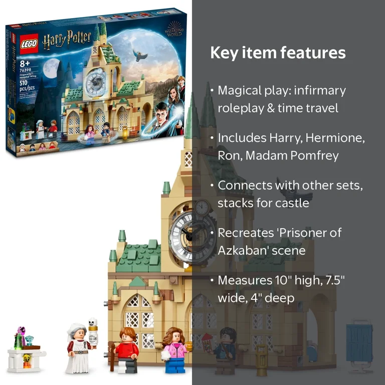 LEGO, Harry Potter Hogwarts Hospital Wing, 76398, 510 Pieces