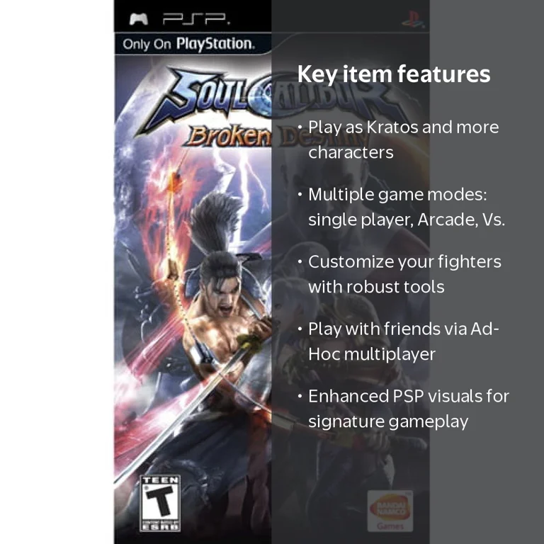 Soul Calibur: Broken Destiny (PSP) - Walmart.com