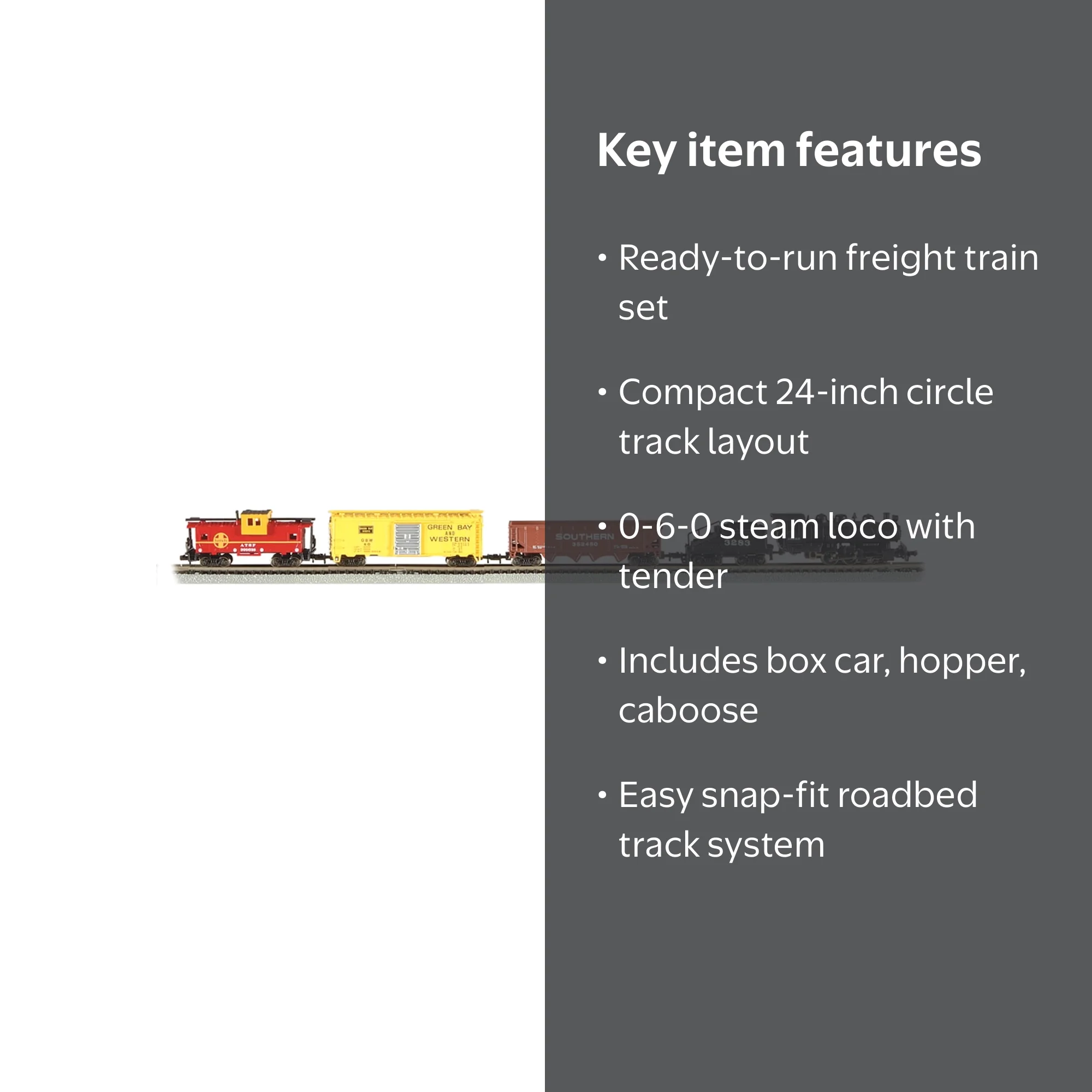 Bachmann Trains Yard Boss N Scale Electric Train Set - Ready To