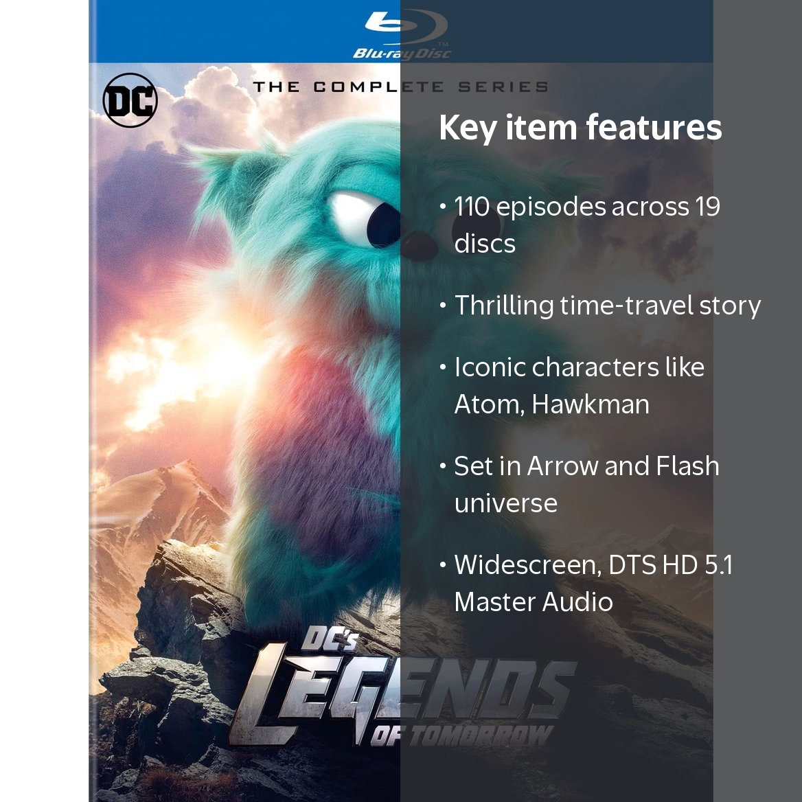 Warner, DC's Legends of Tomorrow: The Complete Series, 19-Disc Set
