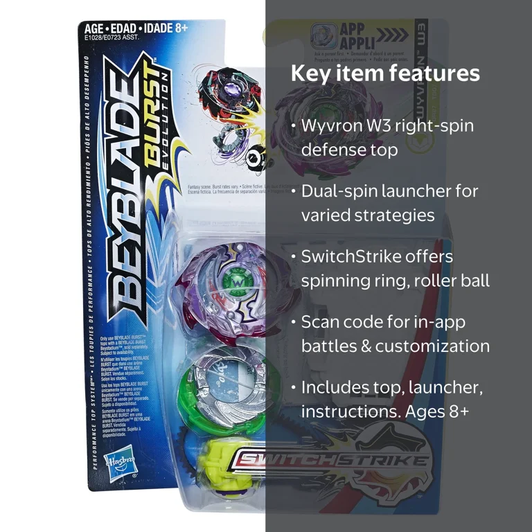 Beyblade Burst Evolution SwitchStrike Starter Pack Wyvron W3