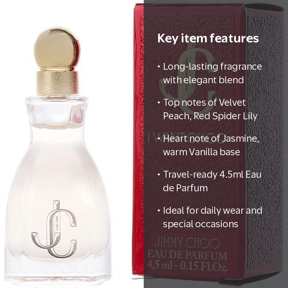 Jimmy Choo Ladies I Want Choo Mini Perfume Spray 0.15