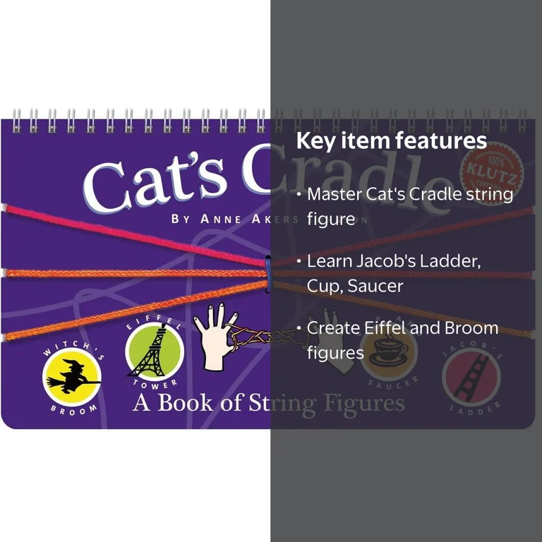 Klutz, Cat's Cradle, Includes Jacob's Ladder and Eiffel Tower
