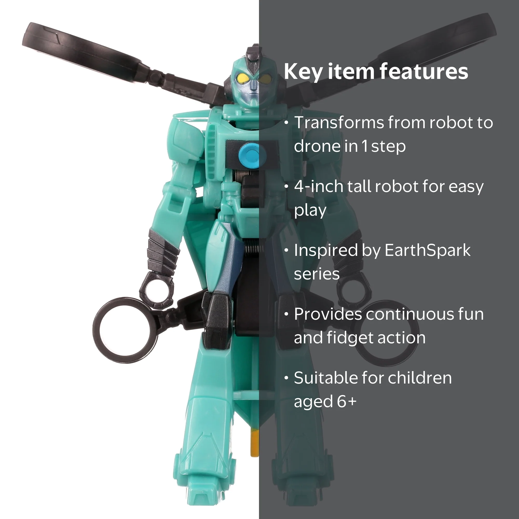 One up. てにをは タライキン 変温素体 ソフビ フィギュア Transformers EarthSpark Chaos Terran Spitfire 4