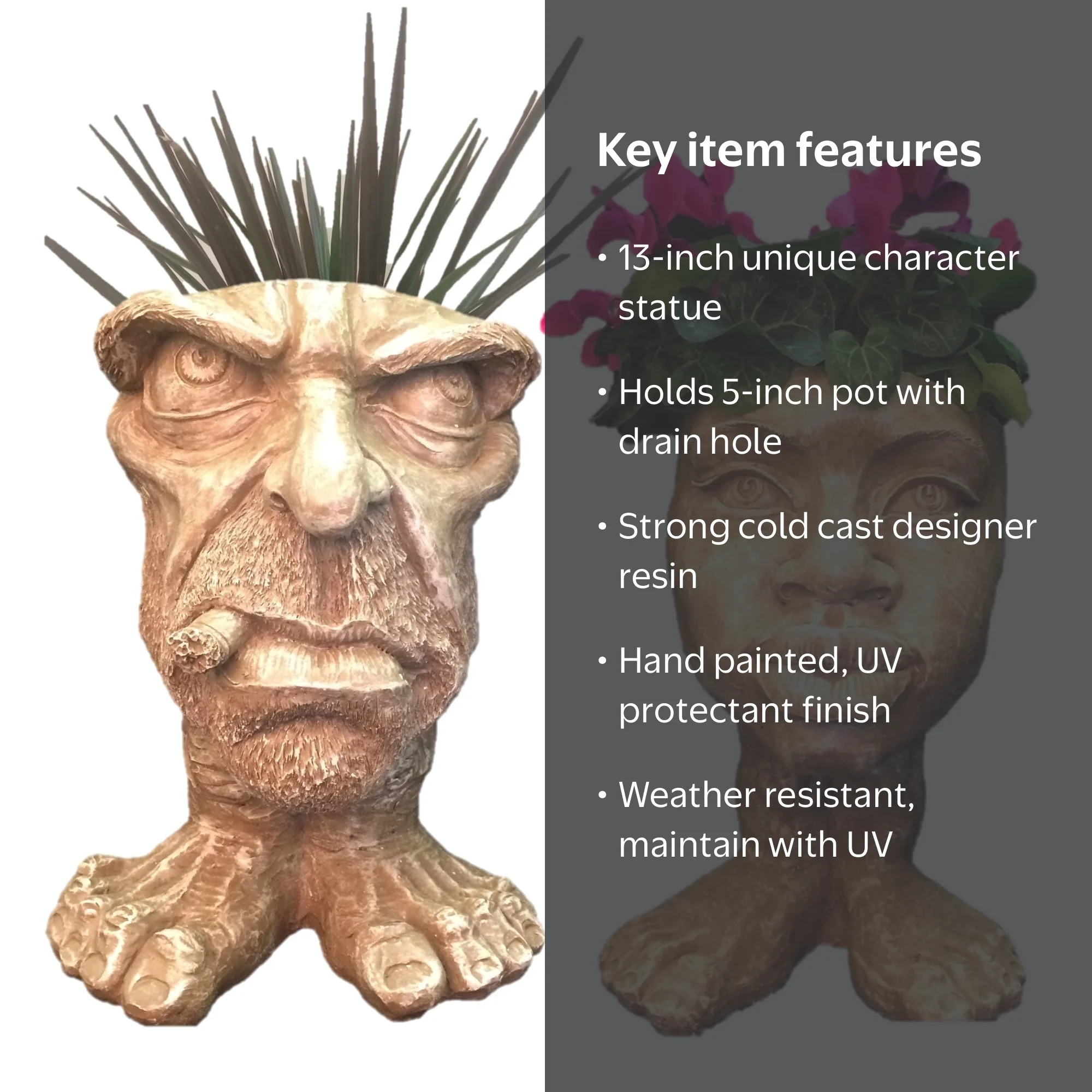Homestyles Stone Wash Uncle Carmine & Auntie Kayla the Muggly Face