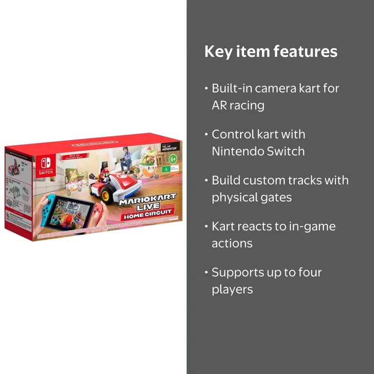 Free Shipping! Nintendo Mario Kart Live Home Circuit Mario Set for