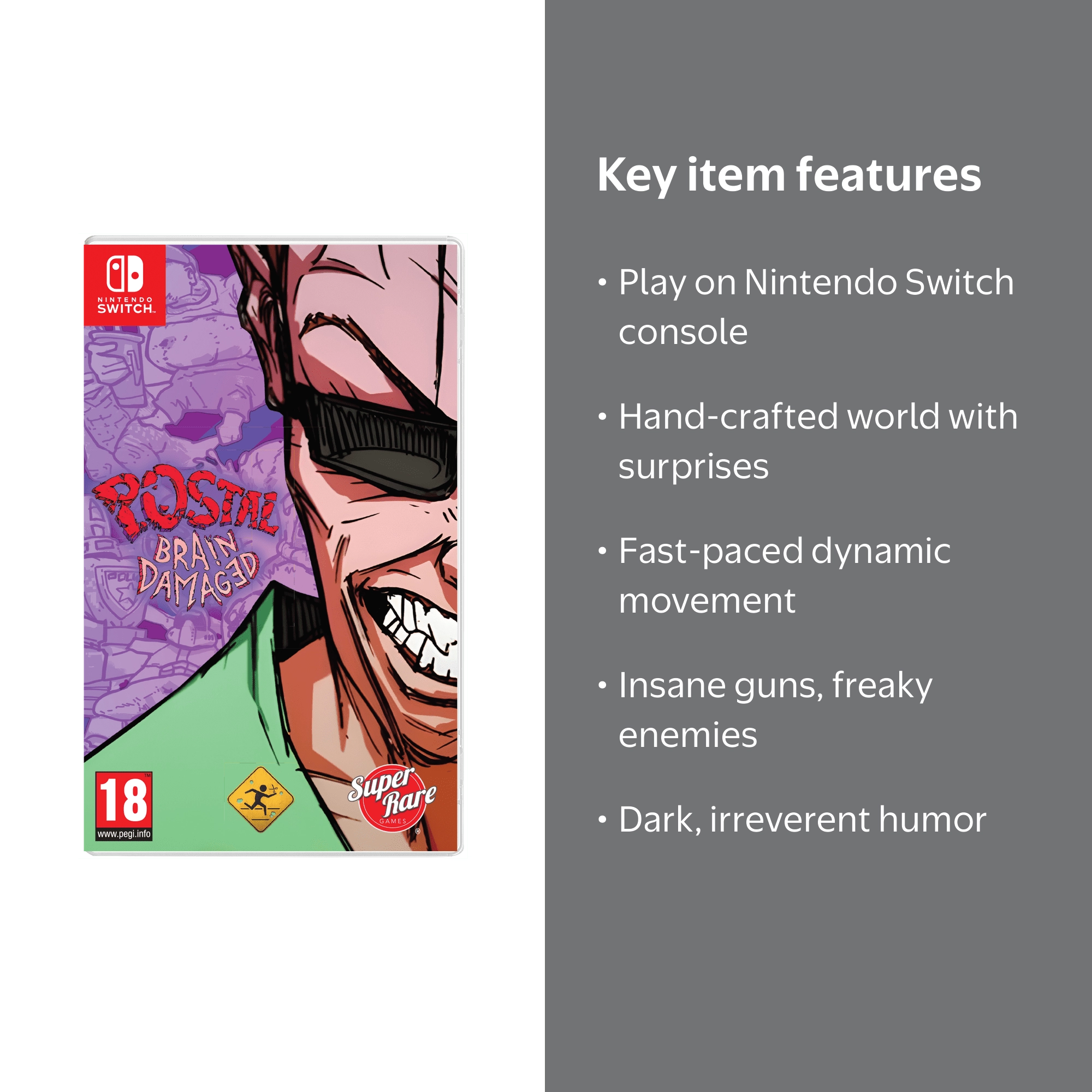 POSTAL: Brain Damaged [Nintendo Switch] - Walmart.com