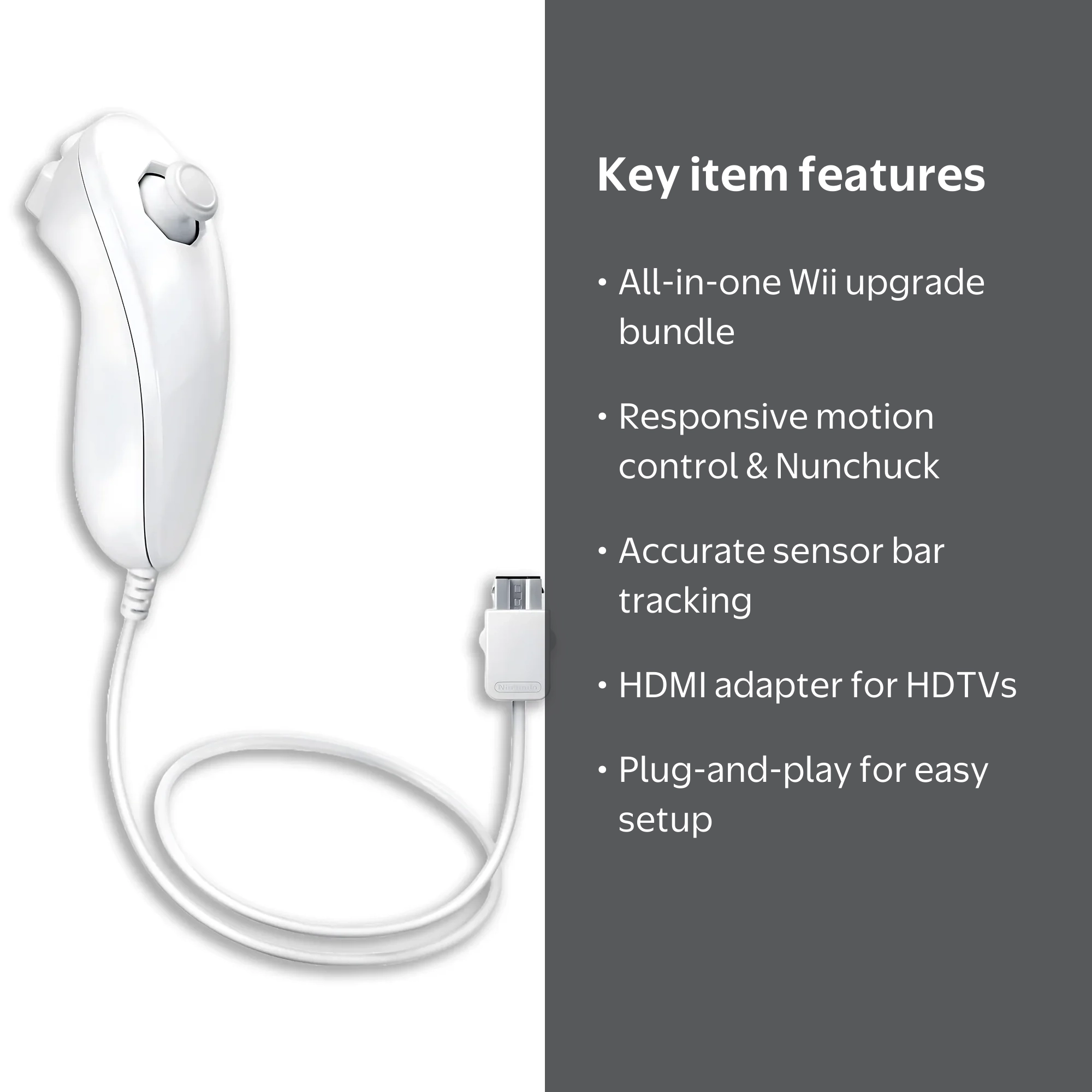 Retrofam Wii Accessories Bundle compatible with Nintendo Wii