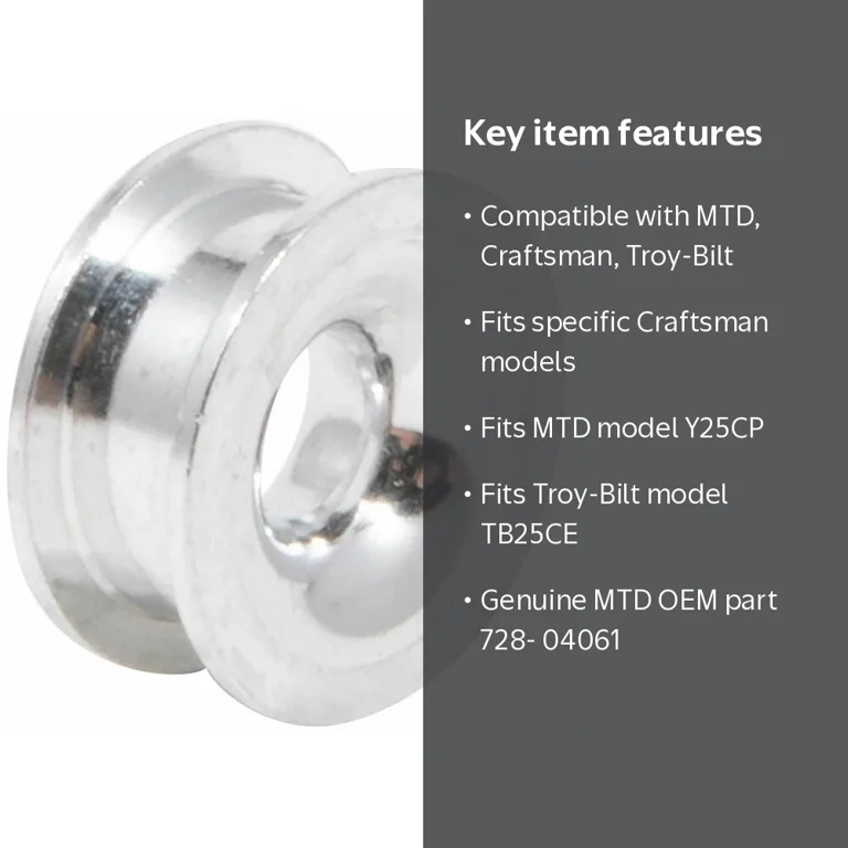MTD 728-04061 Eyelet for Craftsman Troy-Bilt Y25CP WS410 WS215