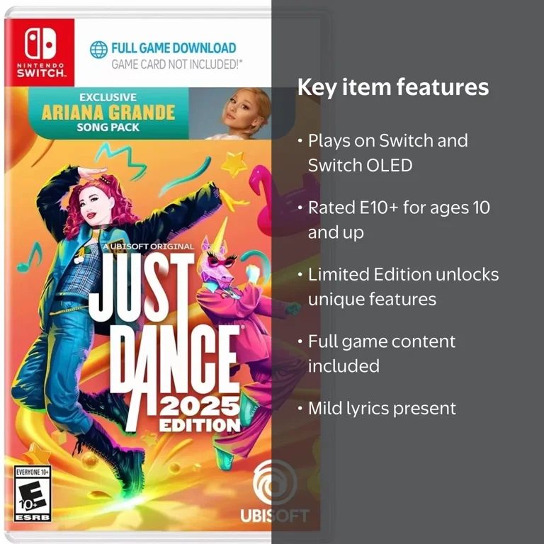 Just Dance 2025 Limited Edition - Nintendo Switch, Nintendo Switch