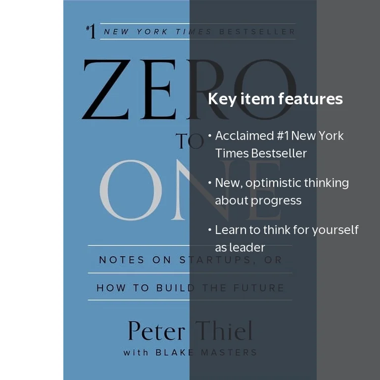 Zero to One: Notes on Startups, or How to Build the Future