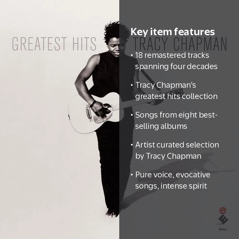 Elektra / WEA, Music CD, Tracy Chapman Greatest Hits, Remastered