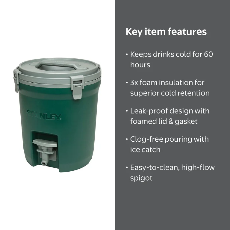 Stanley Adventure Water Jug 2 Gallon Green - Walmart.com