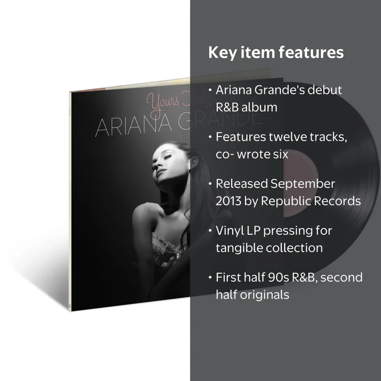 【USオリジナル】美品シュリンク付き Ariana Grande LP Ariana Grande - Yours Truly - Music & Performance - Vinyl