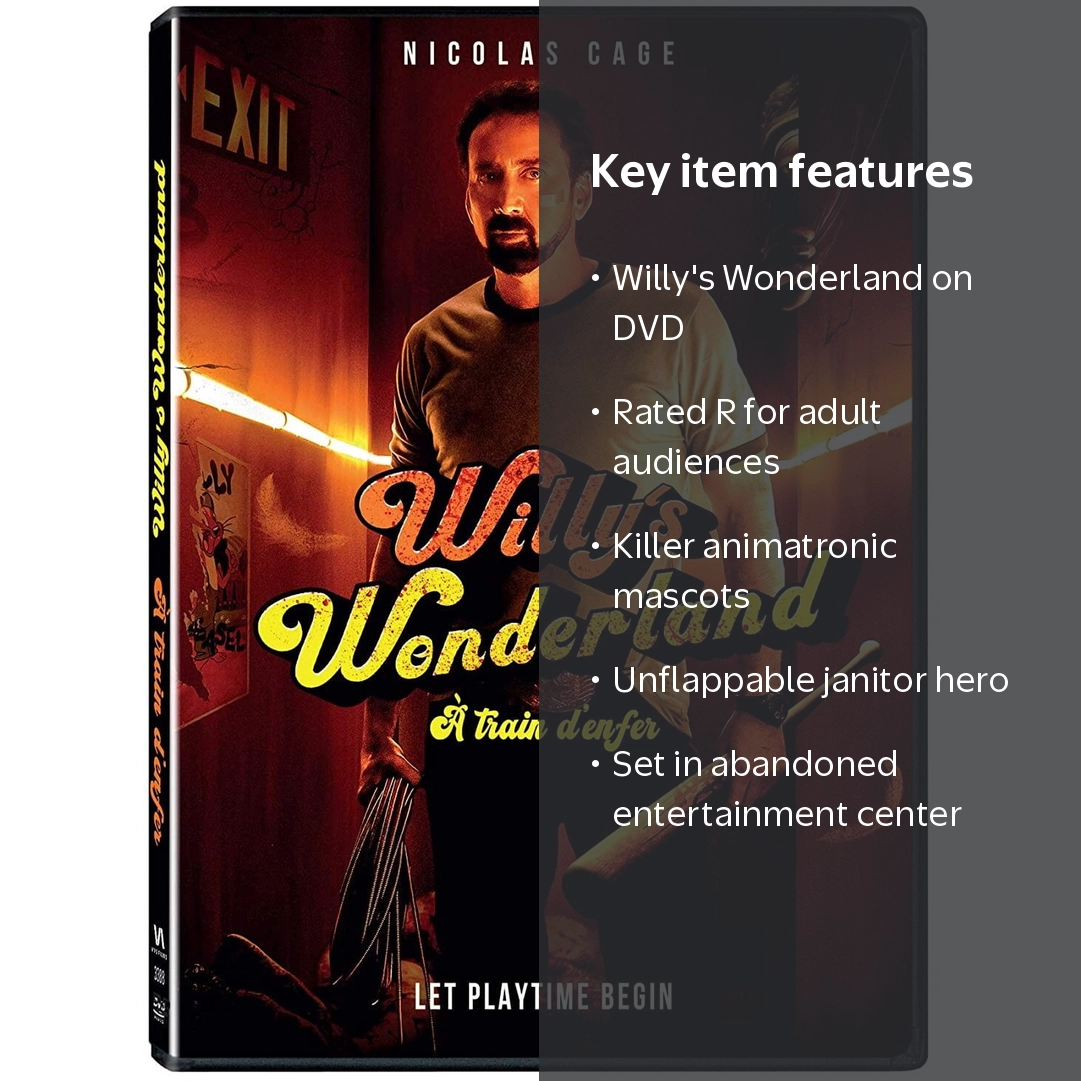 Willy's Wonderland DVD (Mass) - Walmart.com