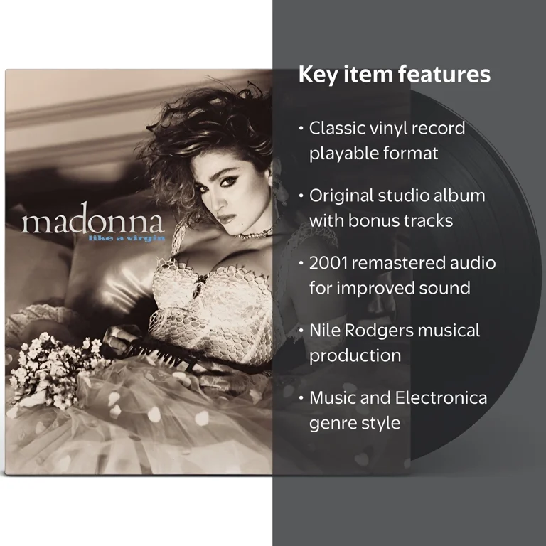 Madonna - Like A Virgin - Music & Performance - Vinyl - Walmart.com