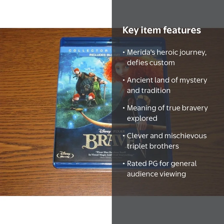 Brave Blu-ray DVD by Pixar Animation Studios - Walmart.com