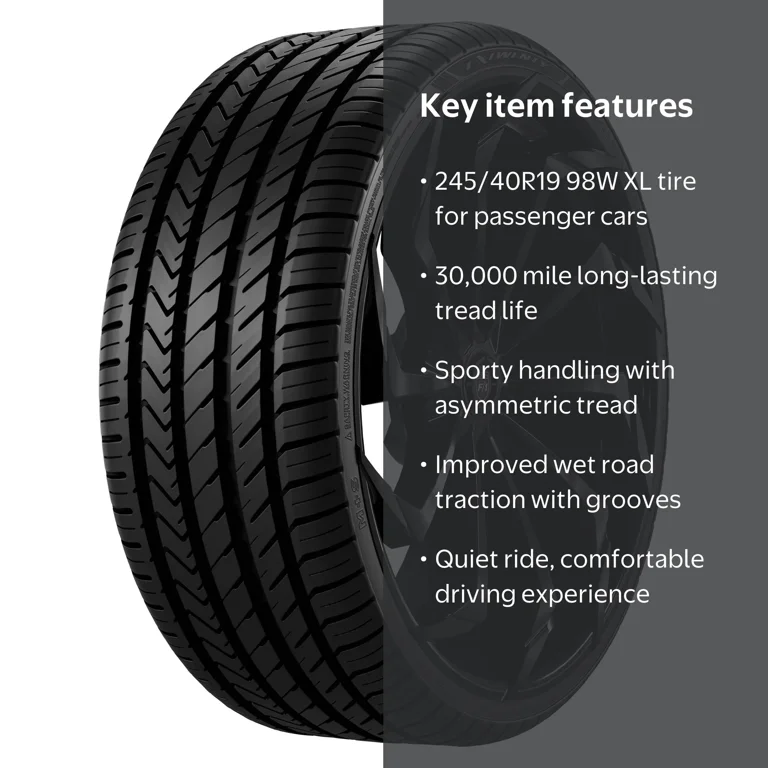 Lexani, Passenger Tire, 245/40R19 98W XL, Sporty Handling