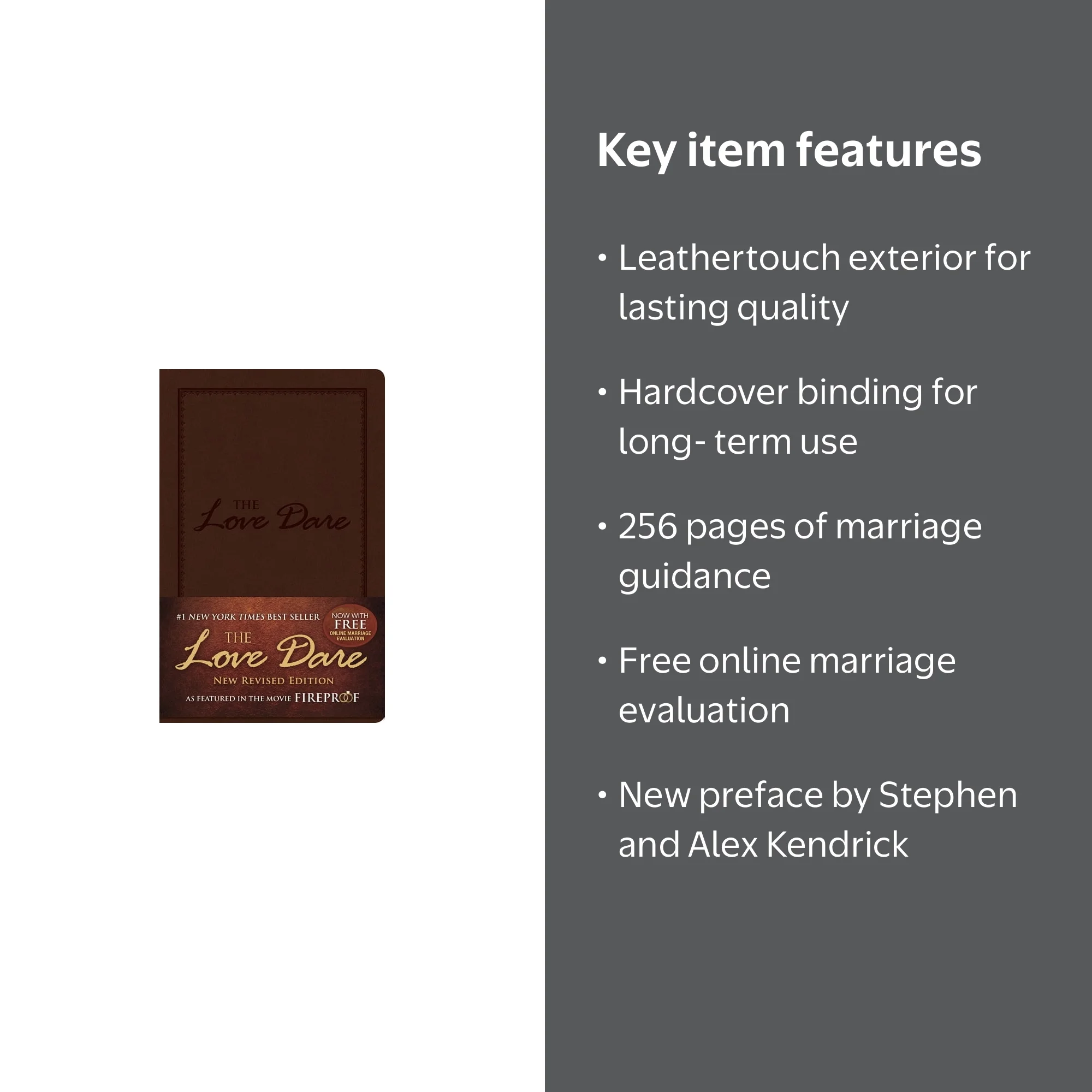 The Love Dare, Leathertouch: Now with Free Online Marriage