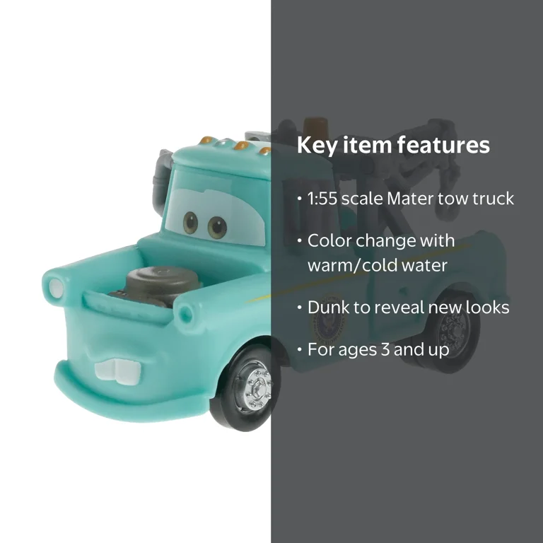 Disney Pixar Cars Tow Truck: 1:55 Scale President Mater Toy with