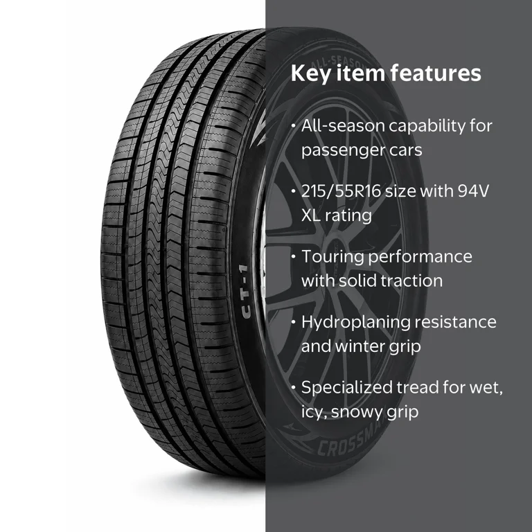Crossmax, Tire, 215/55R16 97V XL, All Season, Passenger Car