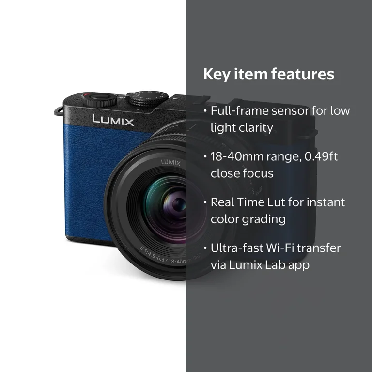 Panasonic Lumix S9N Full-Frame Mirrorless Camera 18-40mm Lens Kit