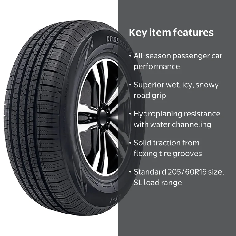 Set of 4 Crossmax CT-1 205/60R16 92V All-Season Passenger Tires