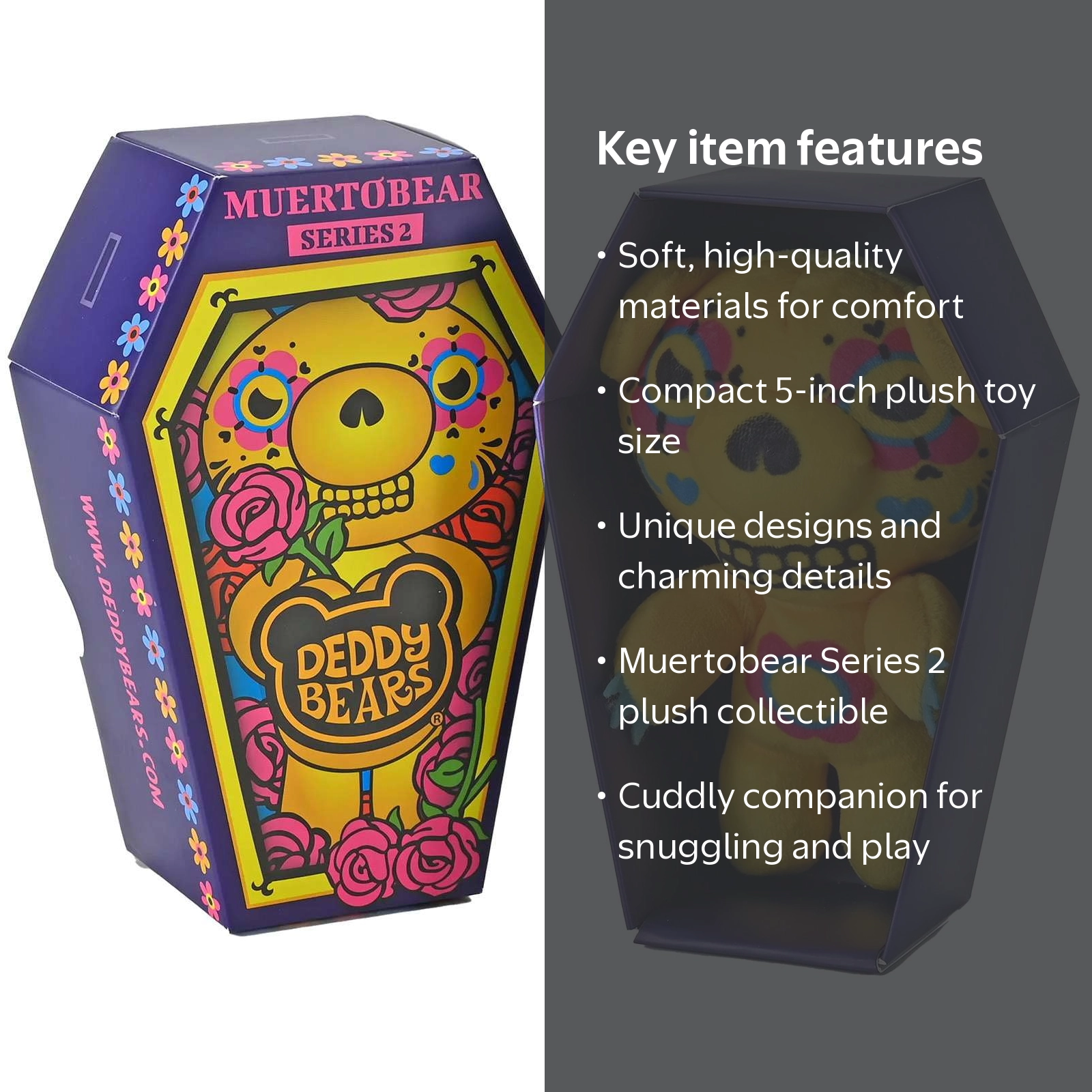 Deddy Bears Coffin Series 2 Muertobear Plush - Walmart.com