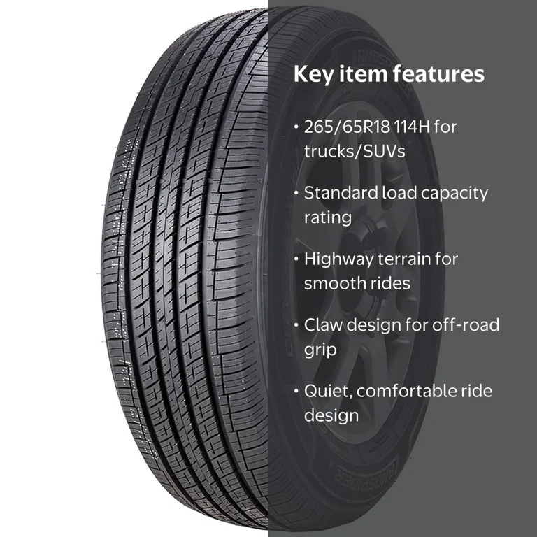Landspider, Passenger Tire, 265/65R18 114H, All Season Highway