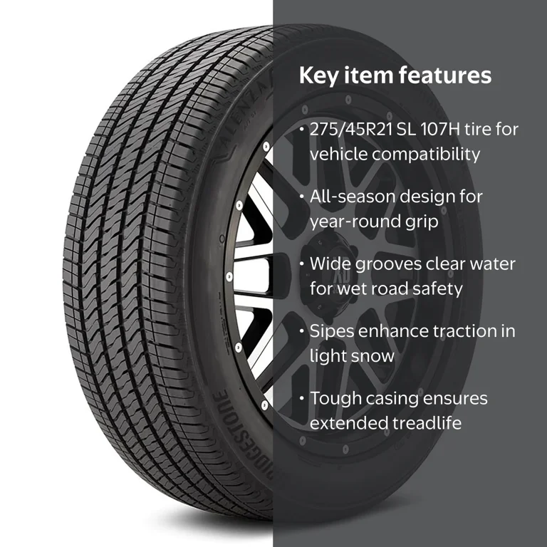 Bridgestone Alenza A/S 02 All Season 275/45R21 107H Passenger Tire