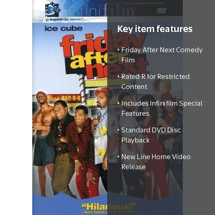 Friday After Next, DVD Infinifilm, Comedy, New Line Home Video