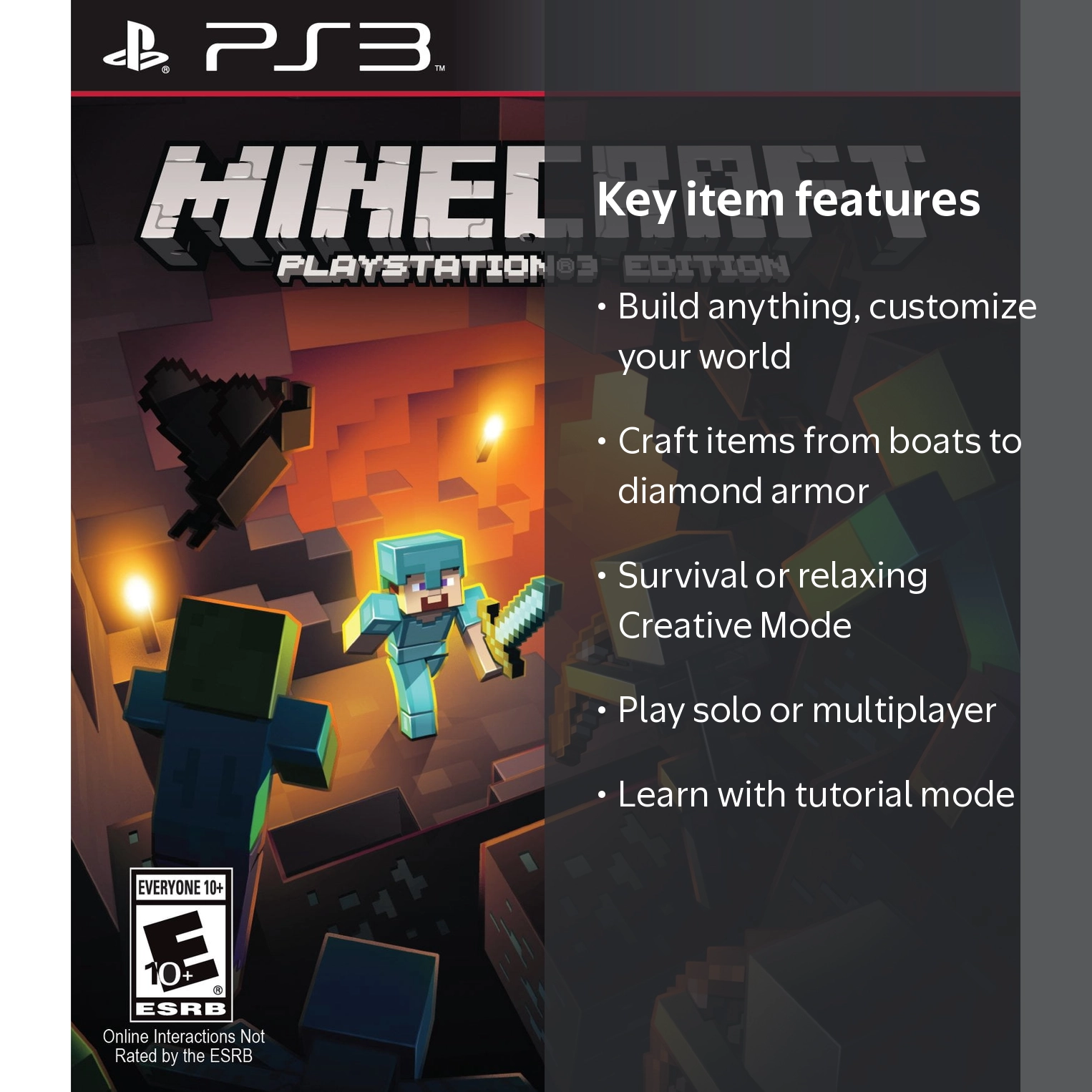 PlayStation, Minecraft Sony Playstation 3 711719051329, Multi
