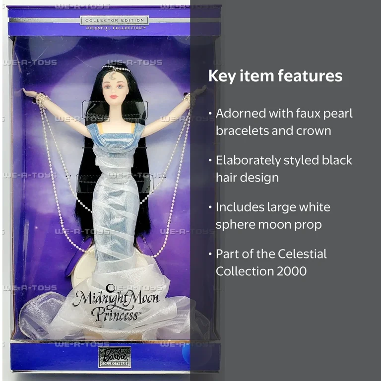 Midnight Moon Princess Barbie Doll Celestial Collection 2000