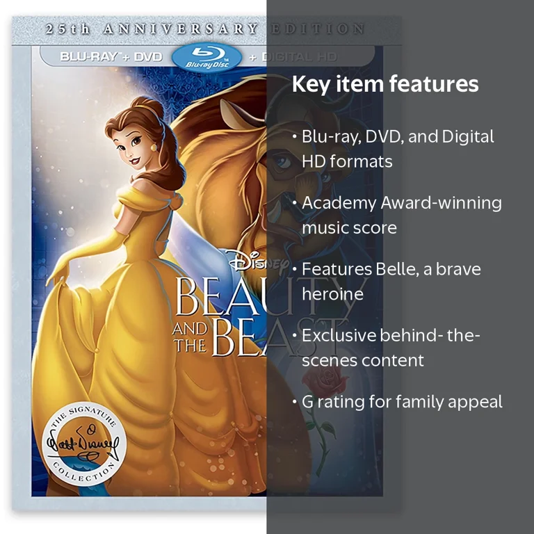 Disney's Beauty and the Beast 25th Anniversary Edition - Blu-ray