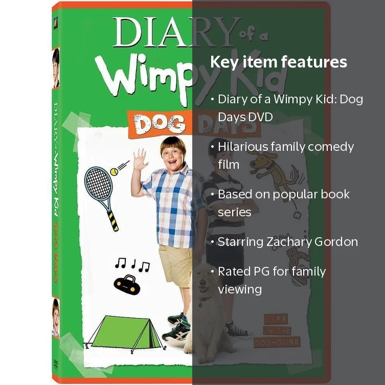 Diary of a Wimpy Kid: Dog Days (DVD) - Walmart.com