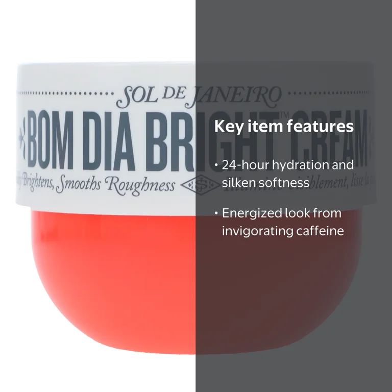 Free Shipping! Sol De Janeiro Bom Dia Bright Body Cream, 8 oz