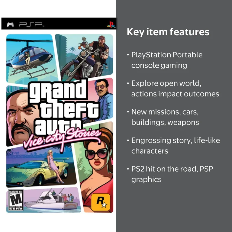 Grand Theft Auto: Vice City Stories - PlayStation Portable
