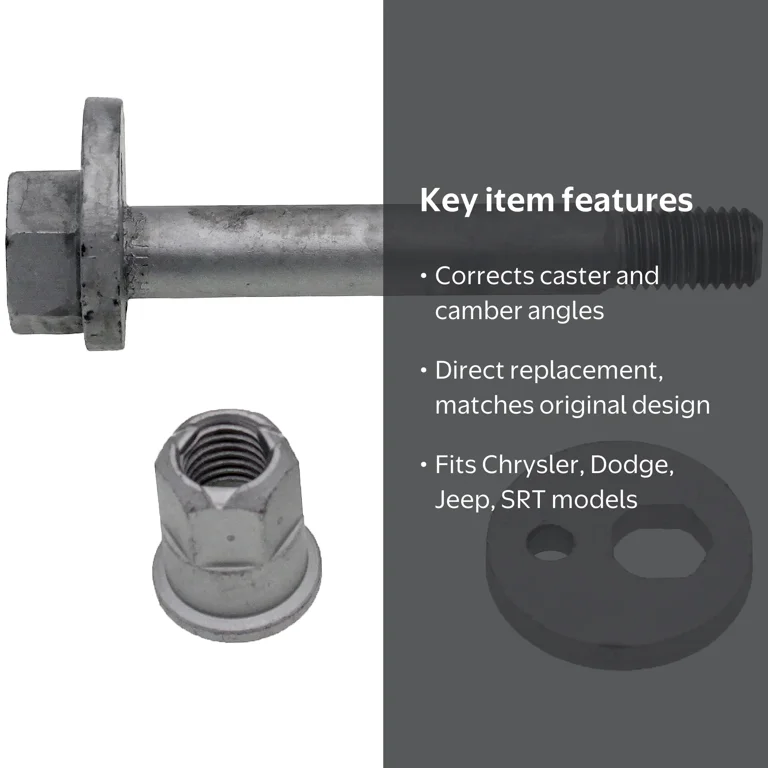 Dorman HELP, Rear Alignment Caster Cam Bolt Kit, Silver - Walmart.com