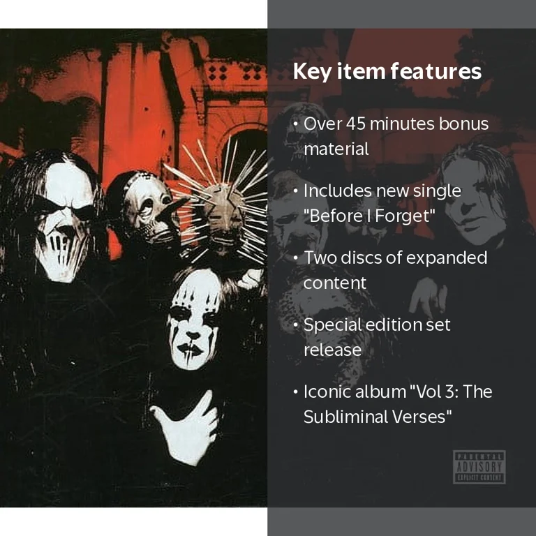 Slipknot - Vol 3: The Subliminal Verses - Music & Performance - CD