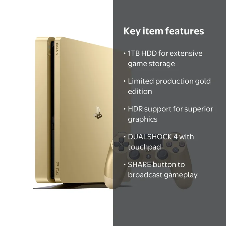 Sony PlayStation 4 - Limited Edition - game console - HDR - 1 TB