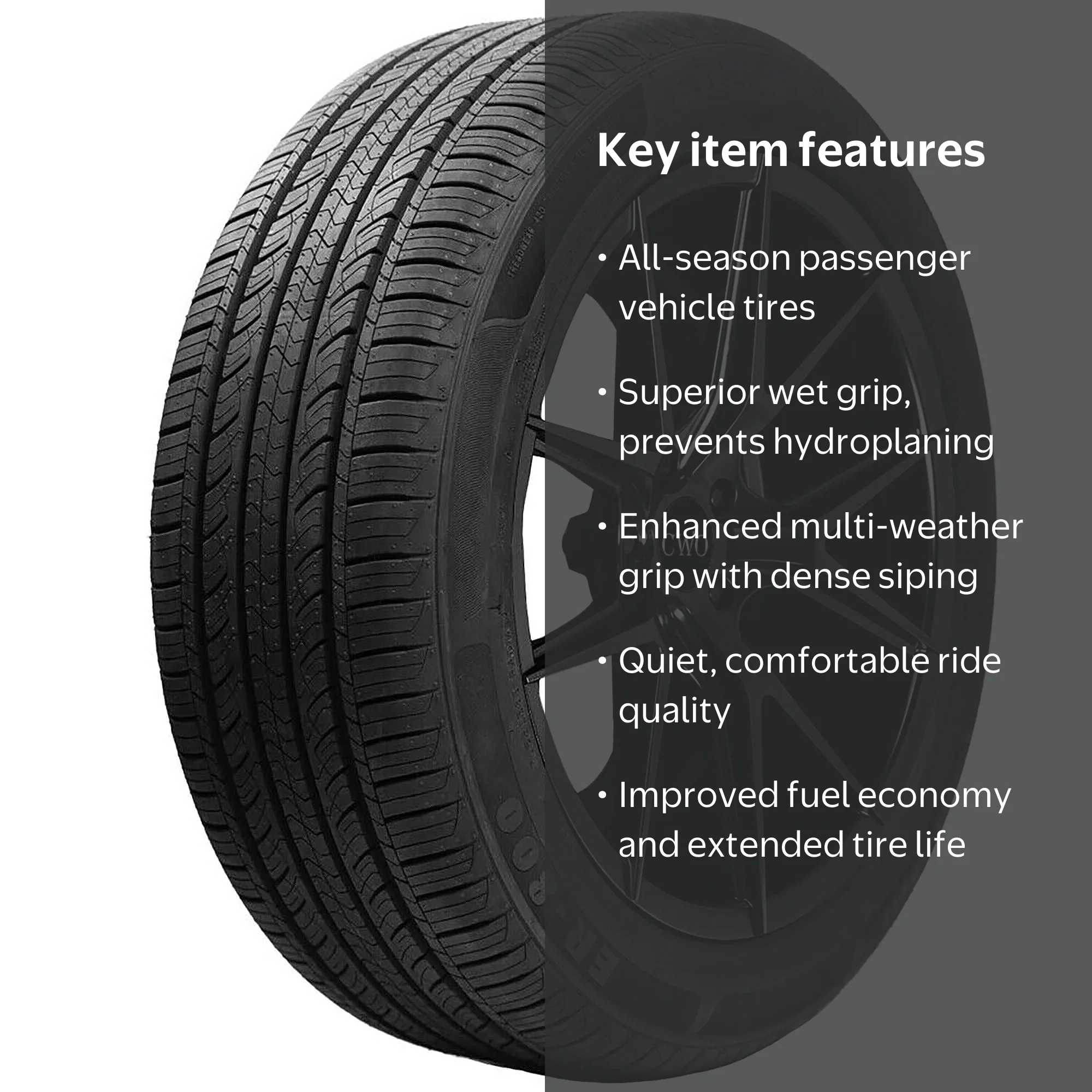 Advanta, Passenger Tire, All Season, 185/65R15 88H - Walmart.com