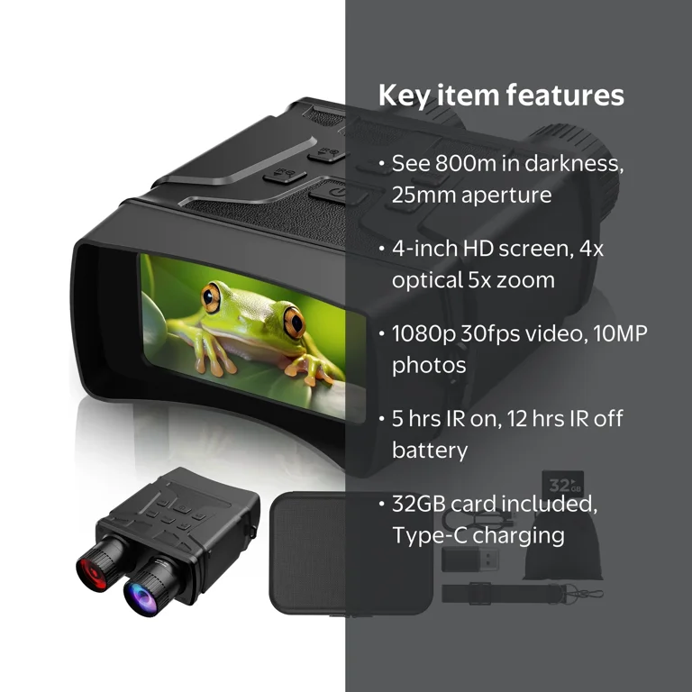 BEBANG Night Vision Binoculars Infrared Digital Night Vision