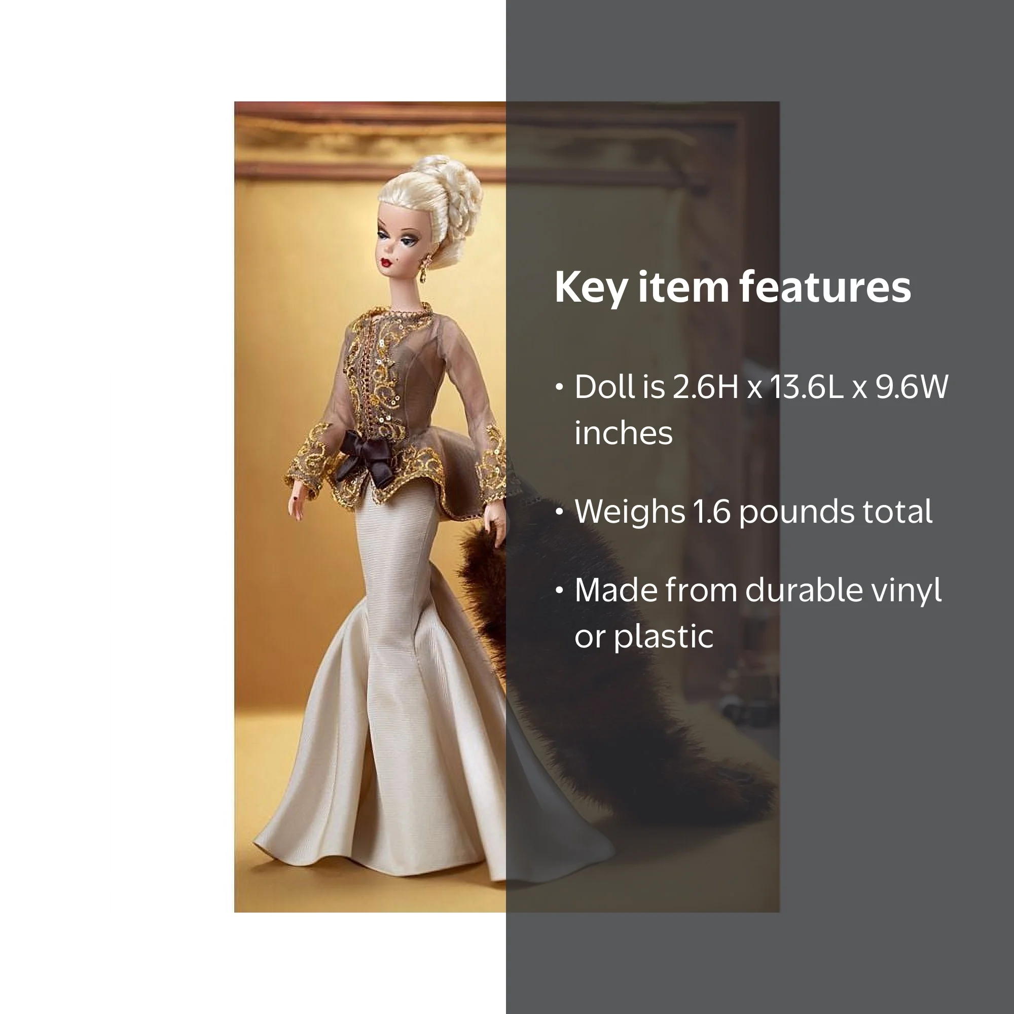 Capucine Barbie Doll BFMC Silkstone Gold Label Mattel B0146