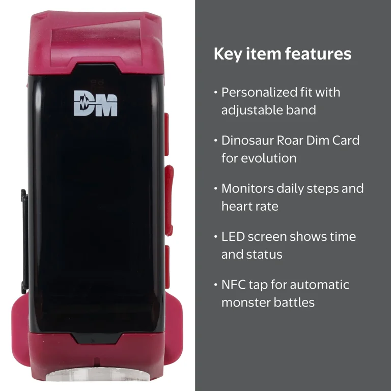 Digimon, Vital Hero Interactive Band, Red, Electronic Pet