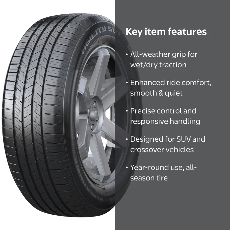 BlackHawk Agility All-Season SUV Tire, 235/65R18 106H - Reliable