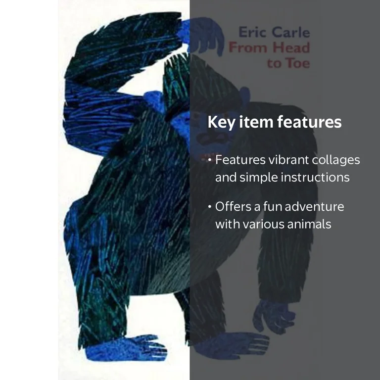 Eric Carle, From Head to Toe Board Book, 9780694013012 - Walmart.com