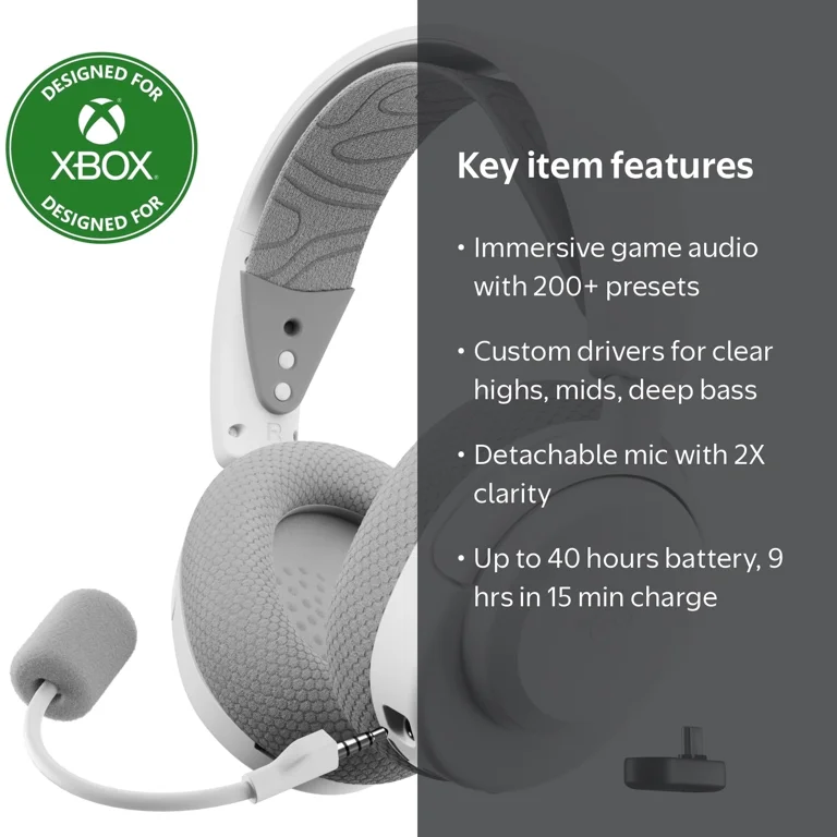 SteelSeries Arctis Nova 3X Wireless Gaming Headset, 40 HR, Multi
